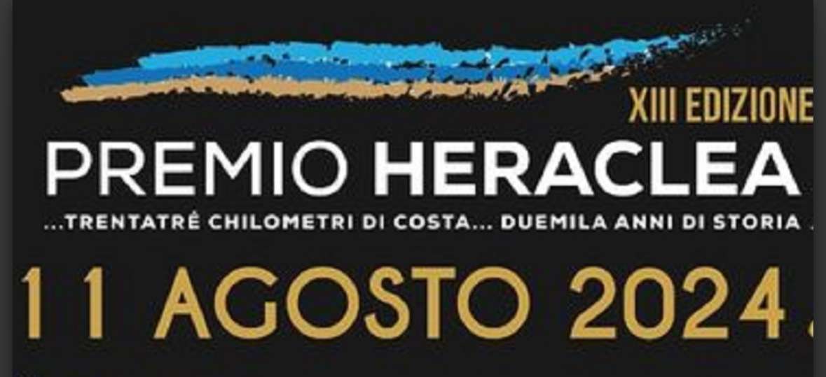 Al via la tredicesima edizione del prestigioso Premio Heraclea a Policoro